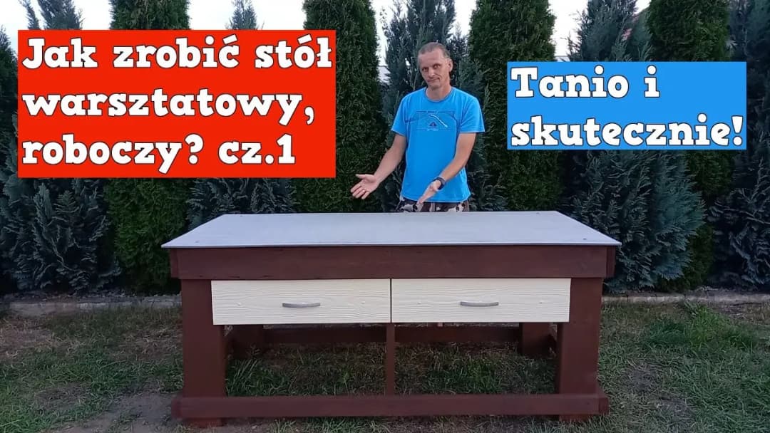 Jak zrobić stół do garażu, aby uniknąć bałaganu i zyskać przestrzeń